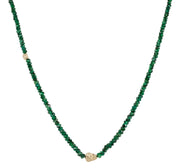 Emerald Beaded Necklace