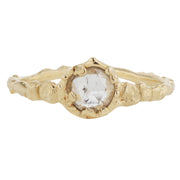 Antique Diamond Coral Ring