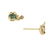 Tourmaline Coral Studs