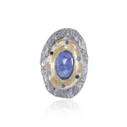 Fragmented Tanzanite Ring