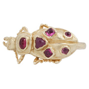 Ruby Pinacate Beetle Ring