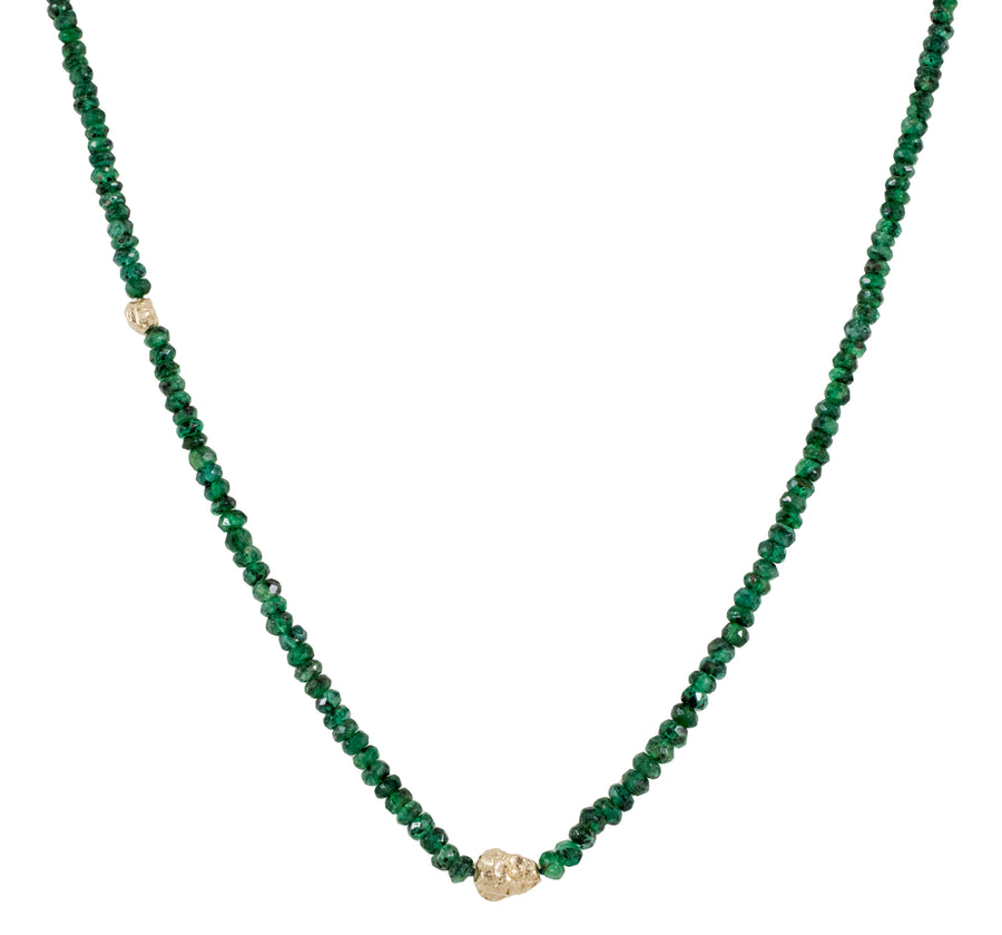 Emerald Beaded Necklace