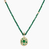 Symplegma Necklace – Natural Emeralds & 18k Solid Gold