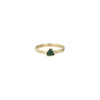 Emerald Trillion Metamorphic Ring