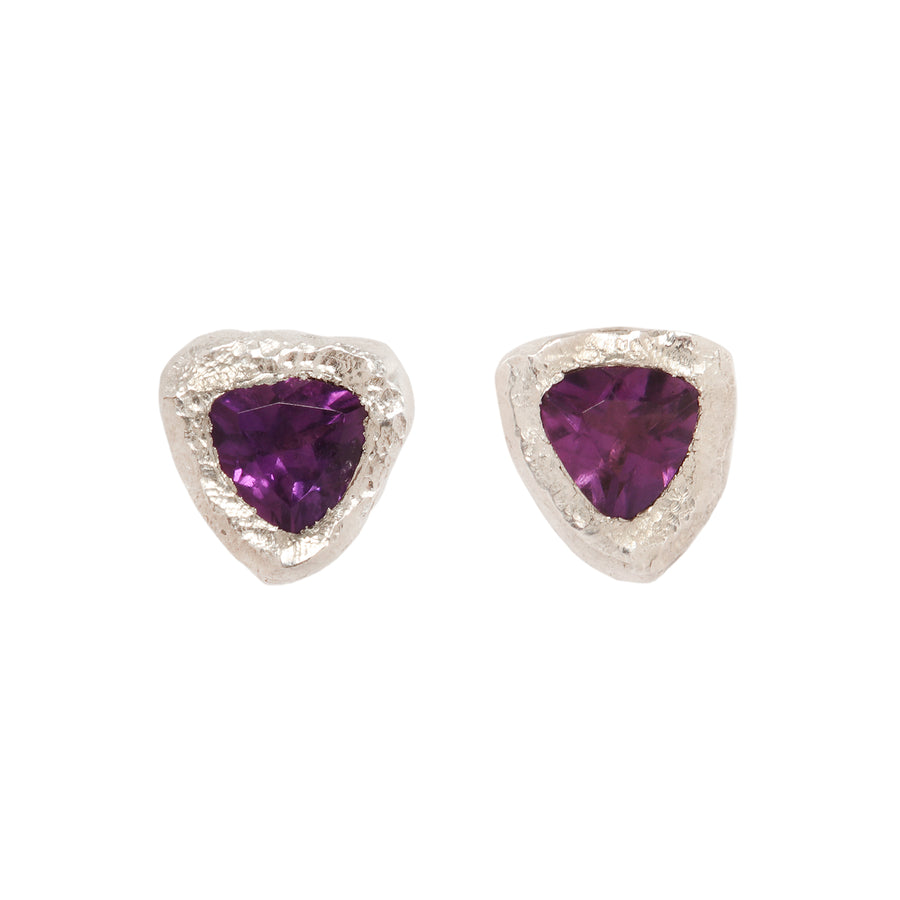 Amethyst Petra Studs