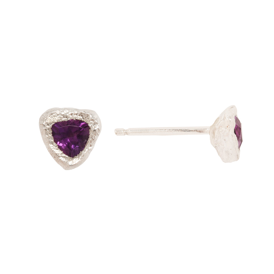 Amethyst Petra Studs