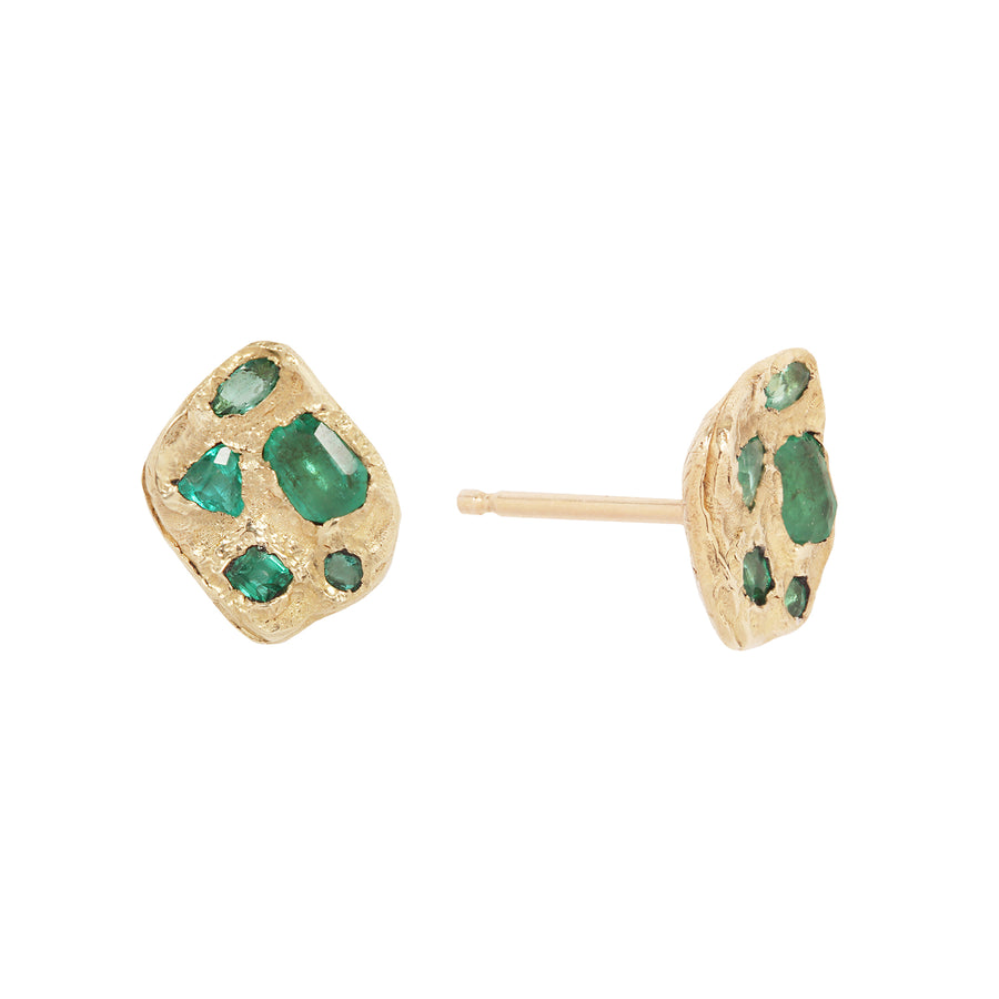Symplegma Emerald Studs