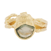 Desert Beetle Ring Sapphire Ring