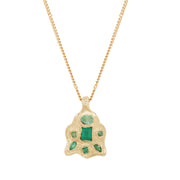Symplegma Emerald Pendant