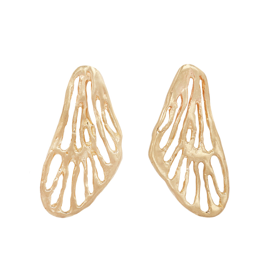 Small Cicada Wing Earring