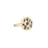 Symplegma Blue Sapphire Signet Ring