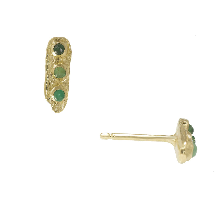 Unorthodox Emerald Earrings
