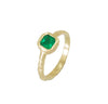 Square Emerald Metamorphic Ring
