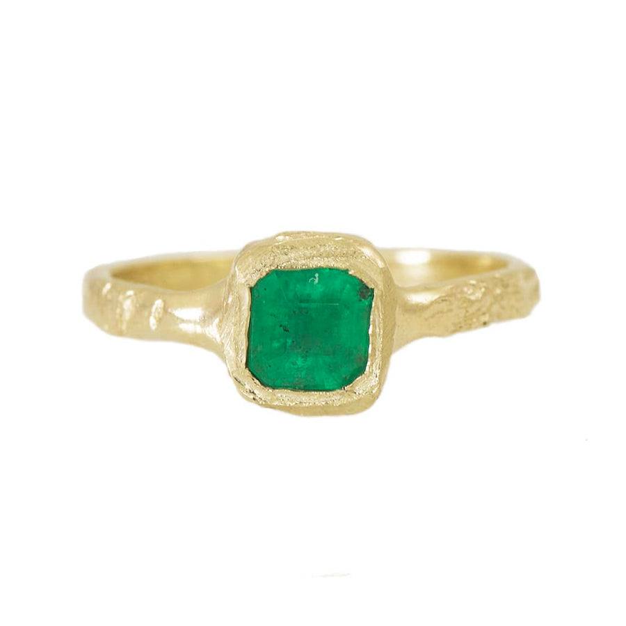 Square Emerald Metamorphic Ring