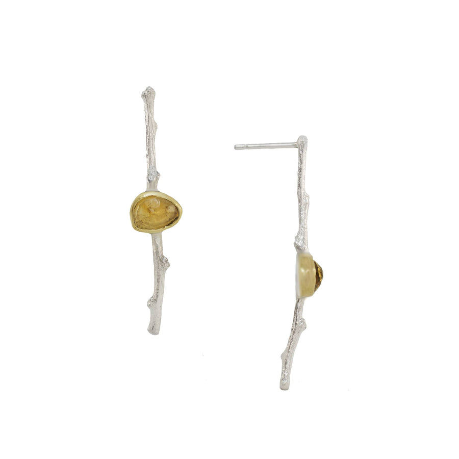 Segmented Twig Earrings